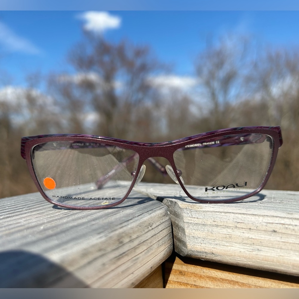 Koali metal eyeglass frames. New w demo lenses.